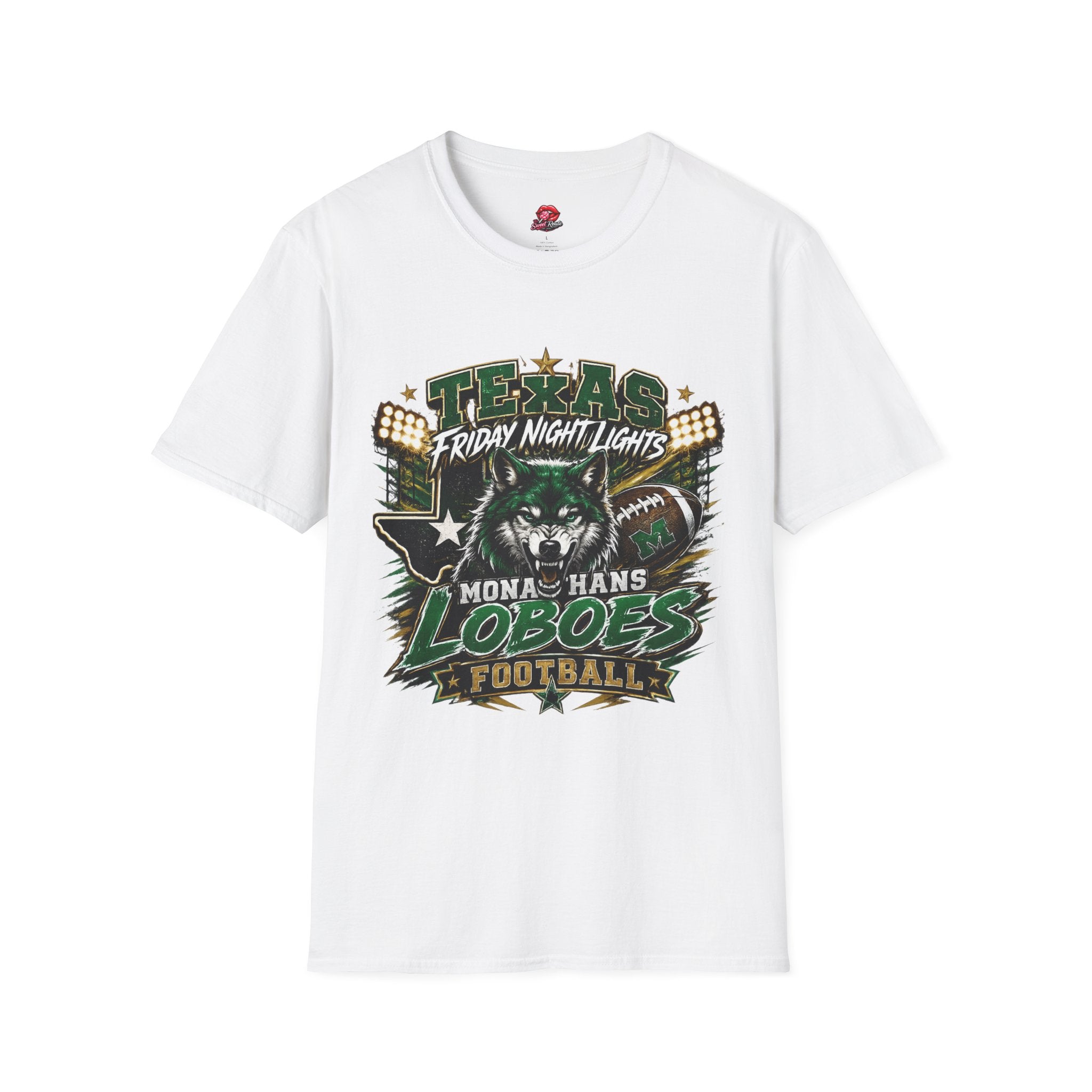 Texas Friday Night Lights Loboes Football T-Shirt — Monahans Loboes Fan Tee