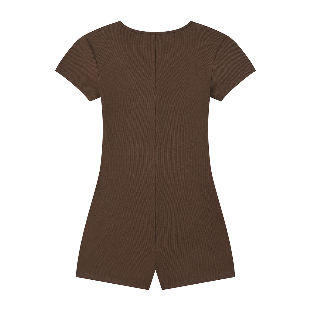 Women's Dual-Function Cape Tie-Waist Romper