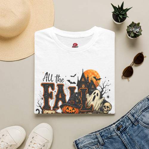 All the Fall Things Graphic T-Shirt | Cozy Autumn Pumpkin Retro Tee