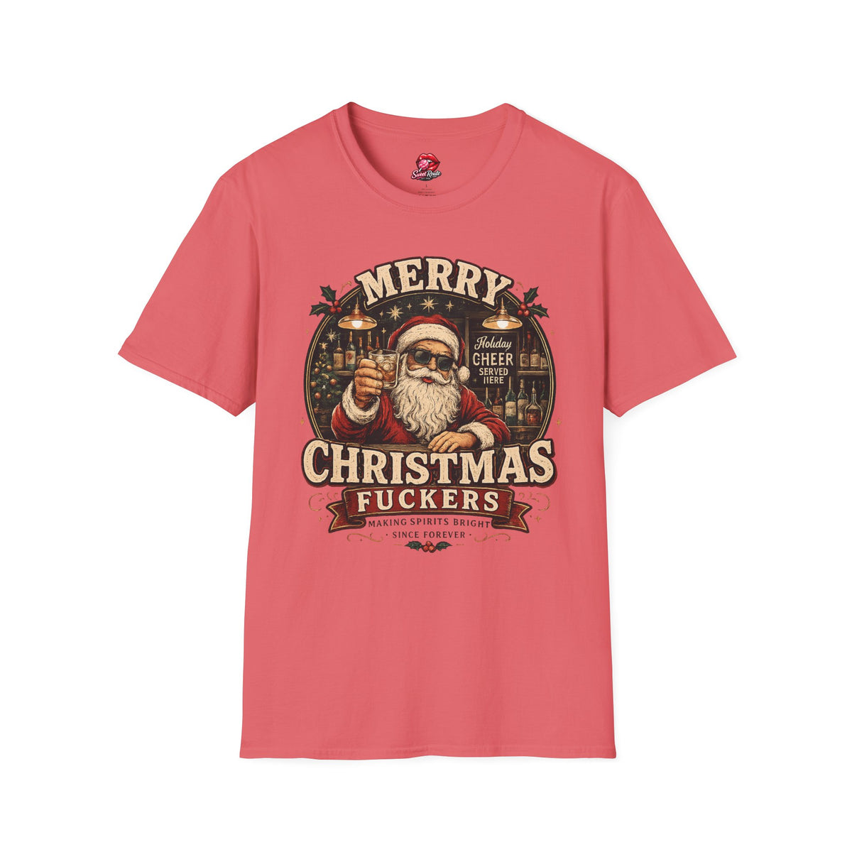 Merry Christmas Santa Illustration T-Shirt