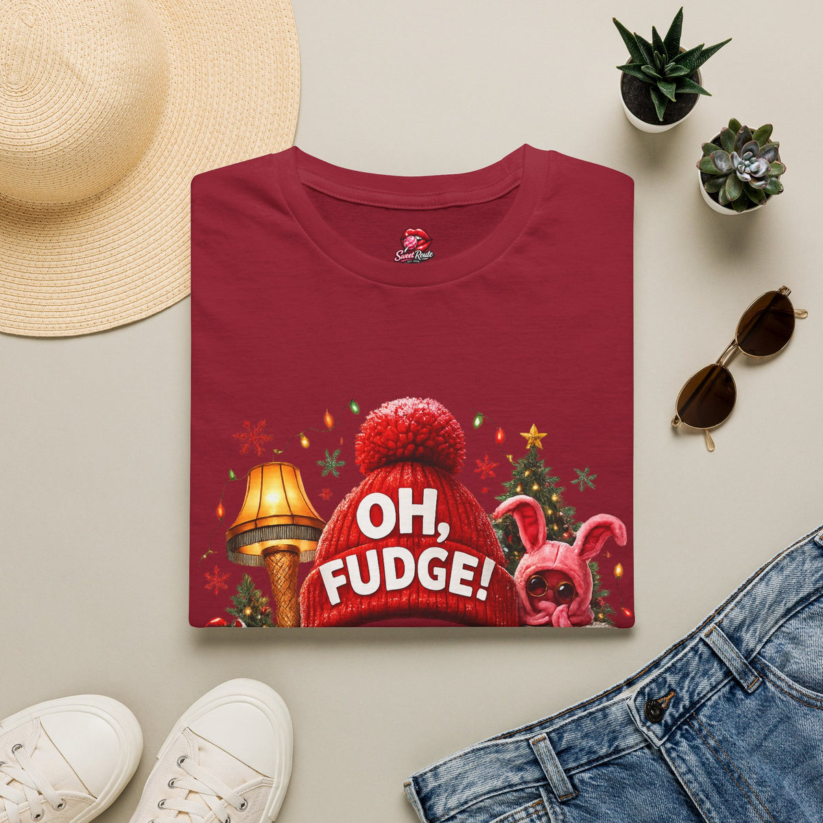 Oh, Fudge! Christmas Movie Quote T-Shirt