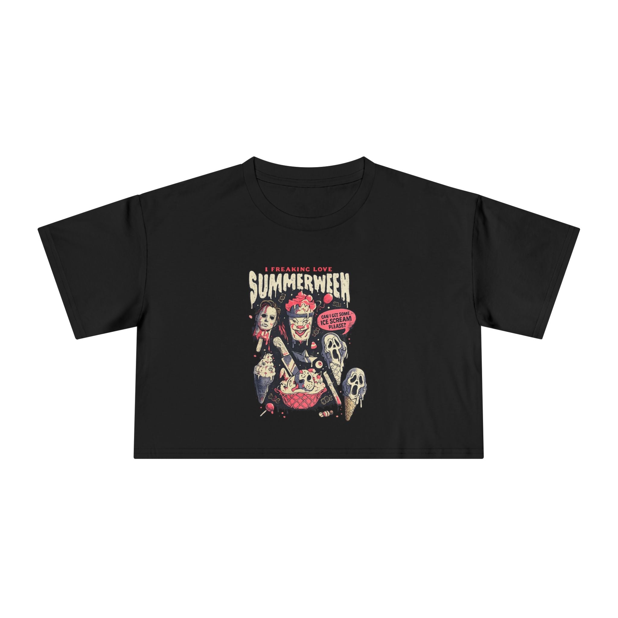Summerween Horror Crop Top