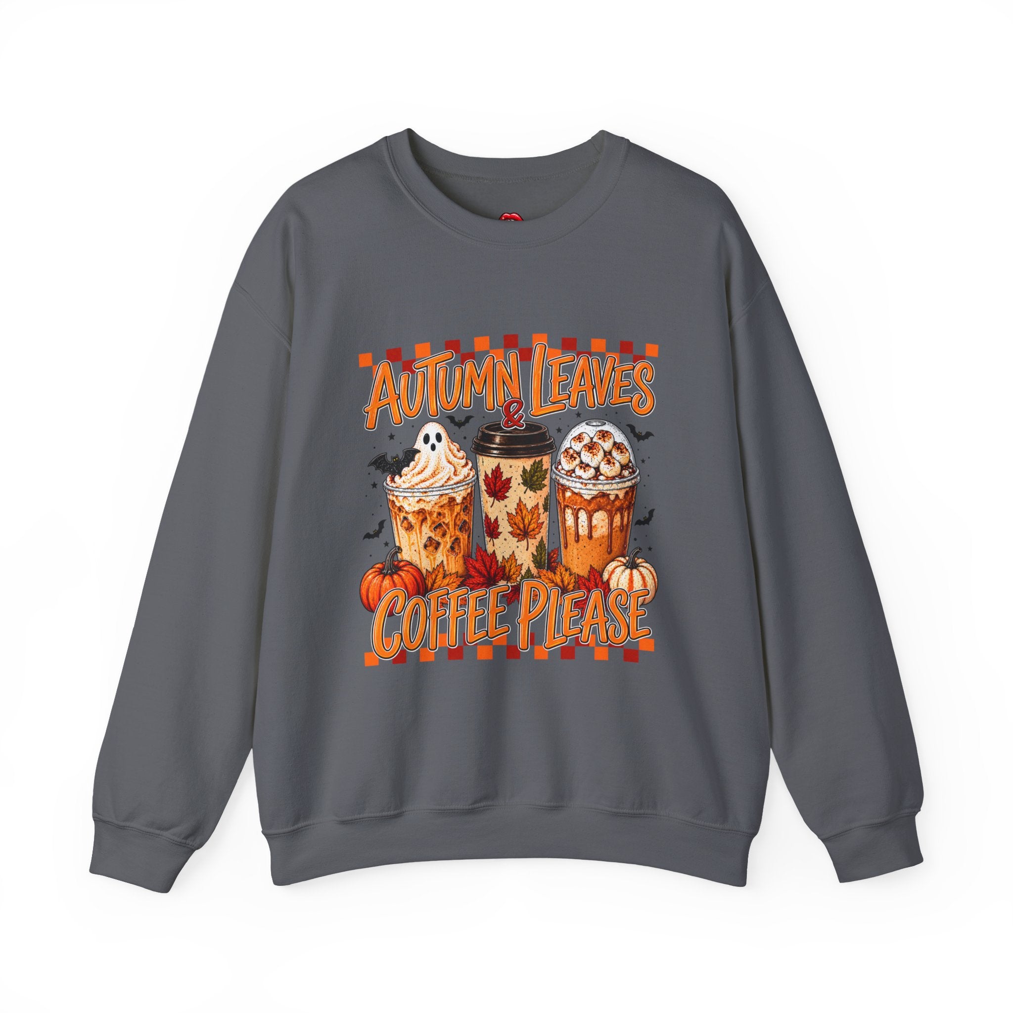 Autumn Leaves Coffee Please Sweatshirt