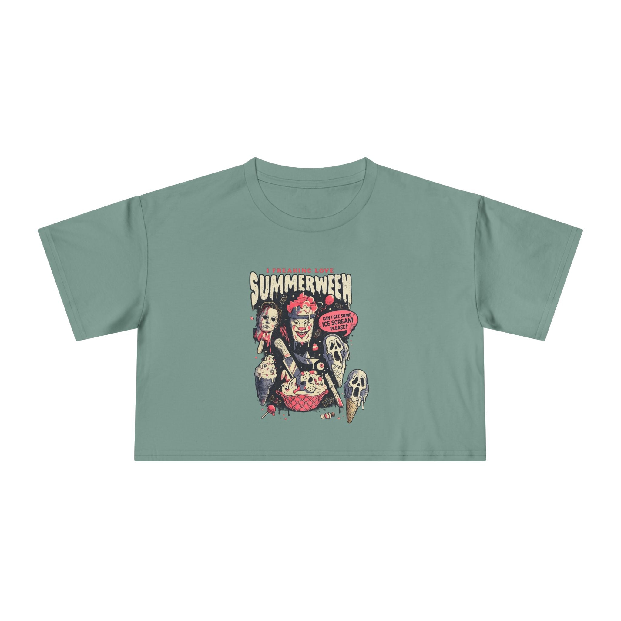 Summerween Horror Crop Top
