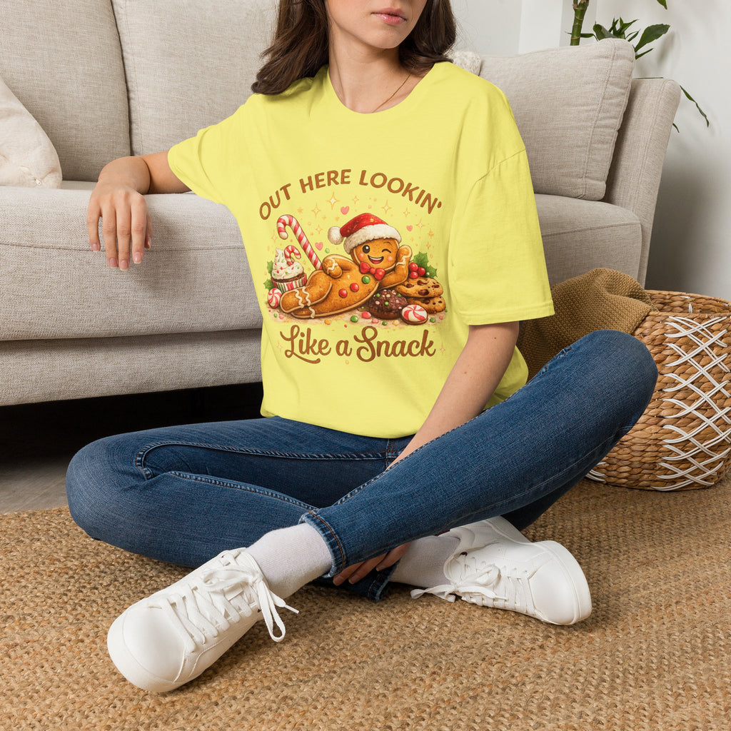 Gingerbread Cookie Santa Hat T-Shirt