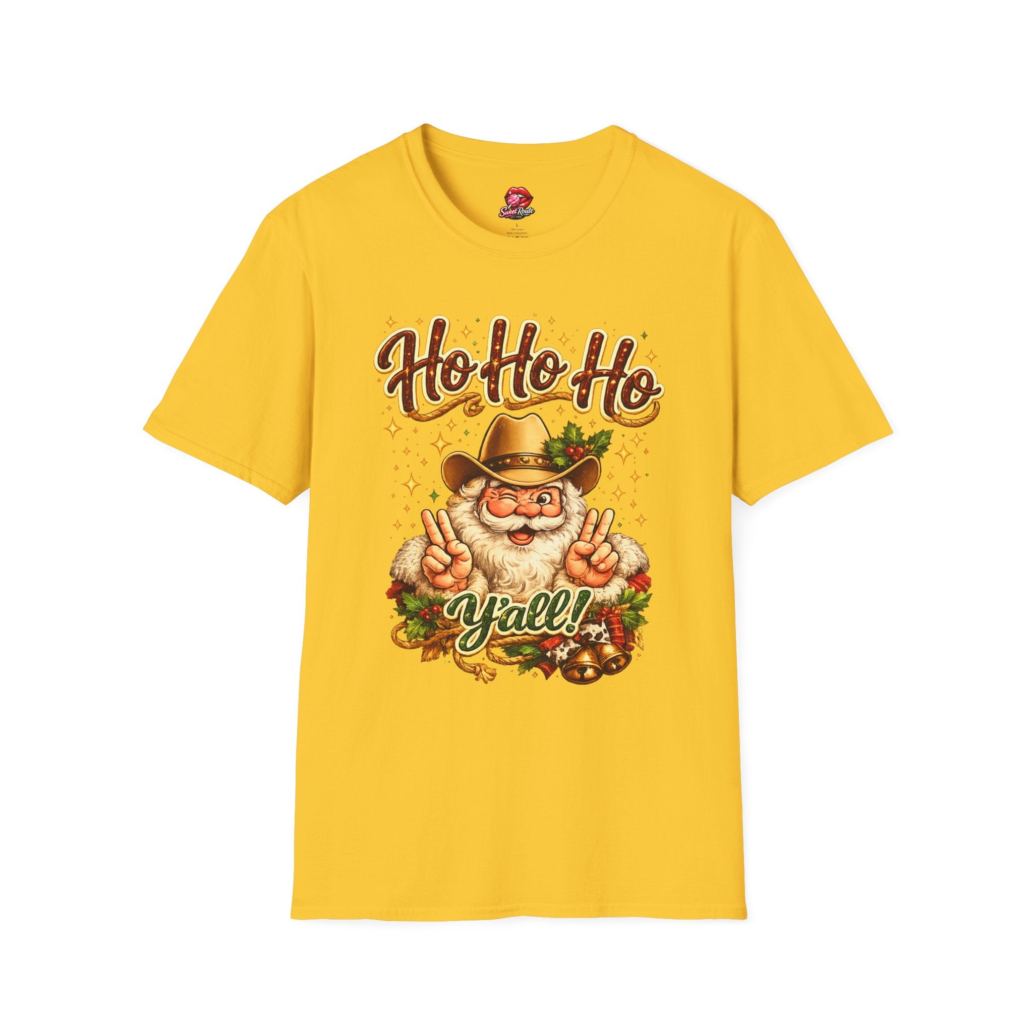 Ho Ho Ho Cowboy Santa T-Shirt