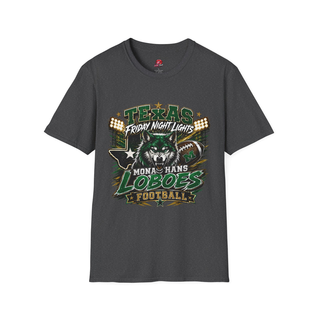 Texas Friday Night Lights Loboes Football T-Shirt — Monahans Loboes Fan Tee
