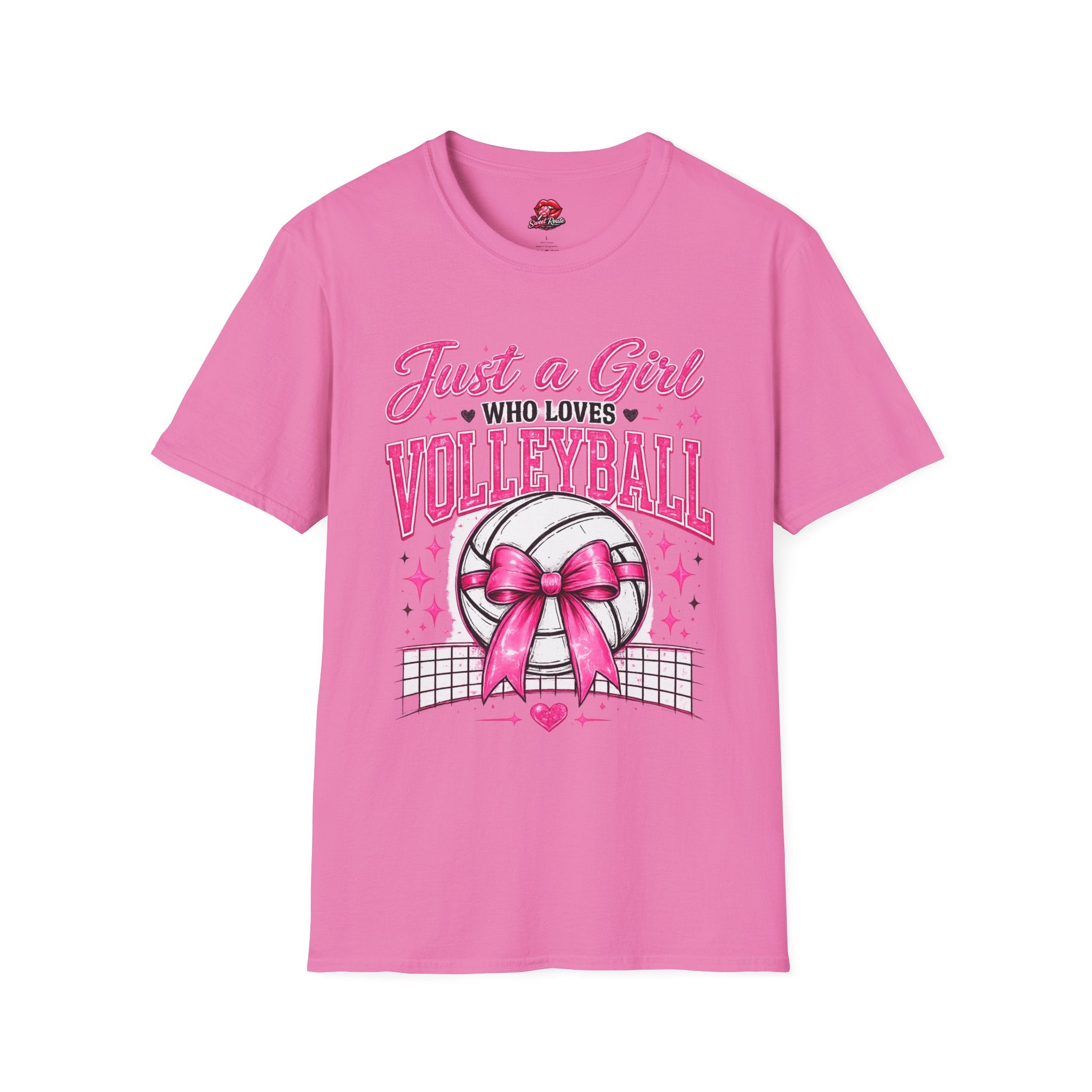 Just Girl Who Loves Volleyball Tee