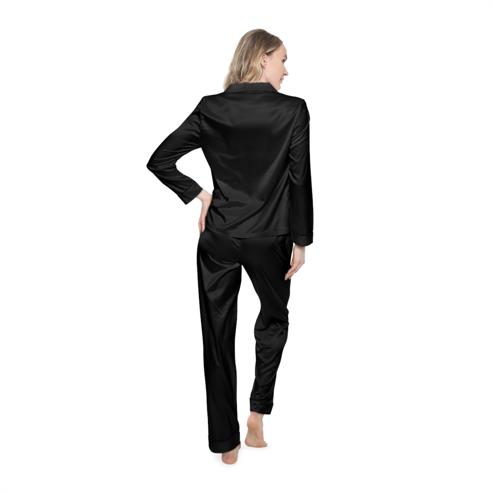 Women's Sweet Route  Satin Pajamas
