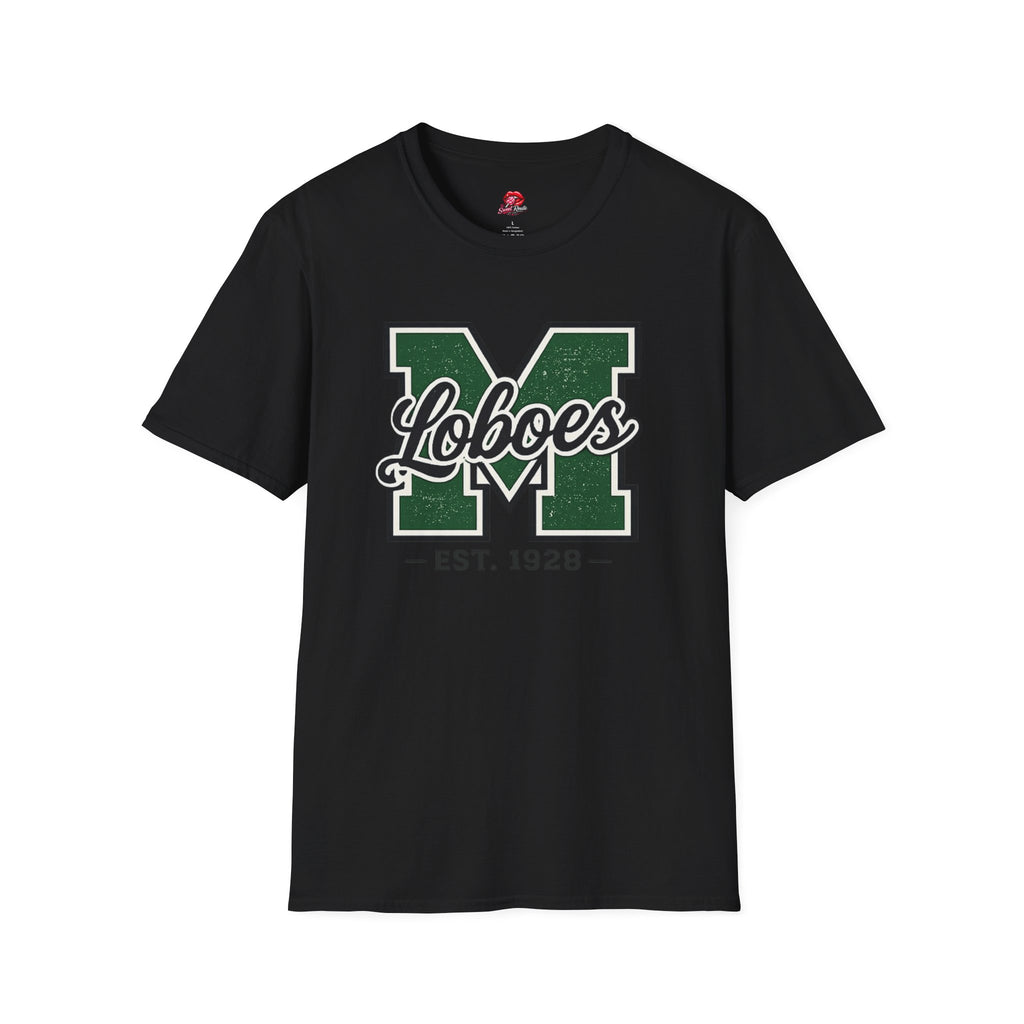 Loboes M Vintage Letterman T‑Shirt