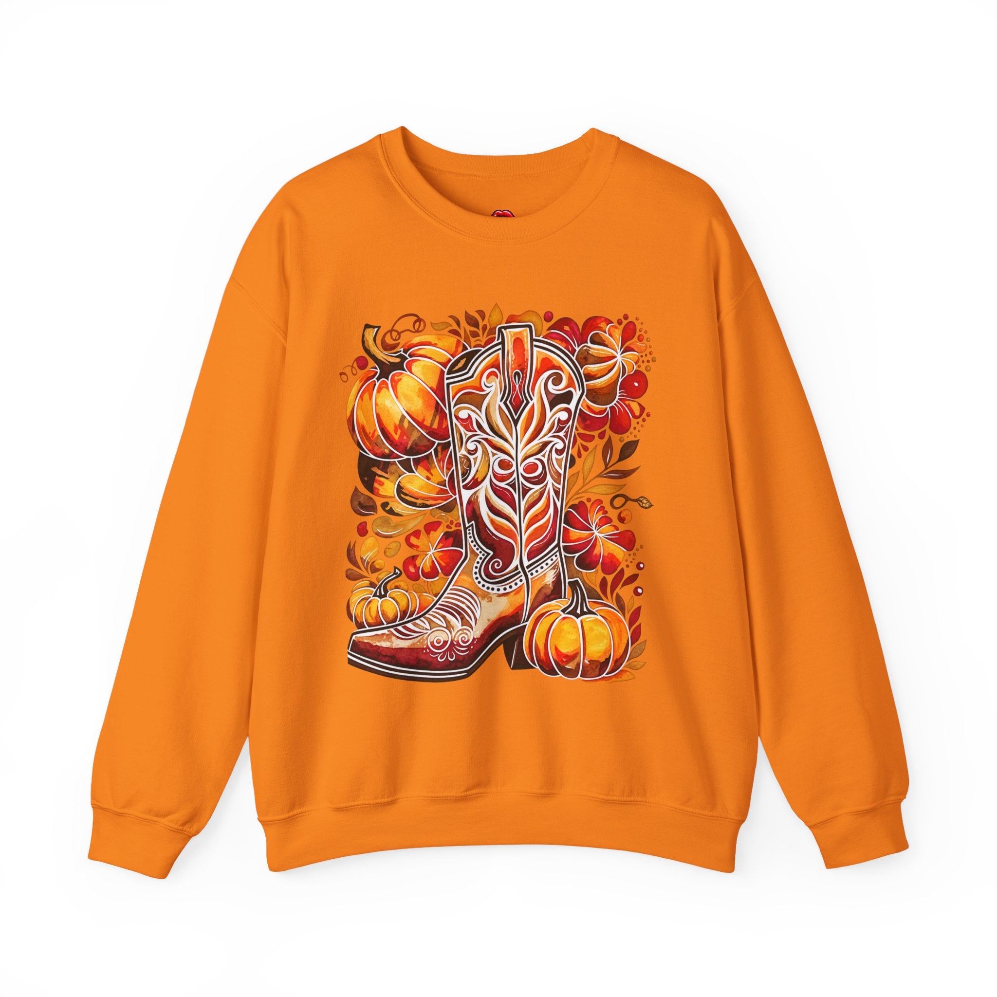 Autumn Cowboy Boot Sweatshirt