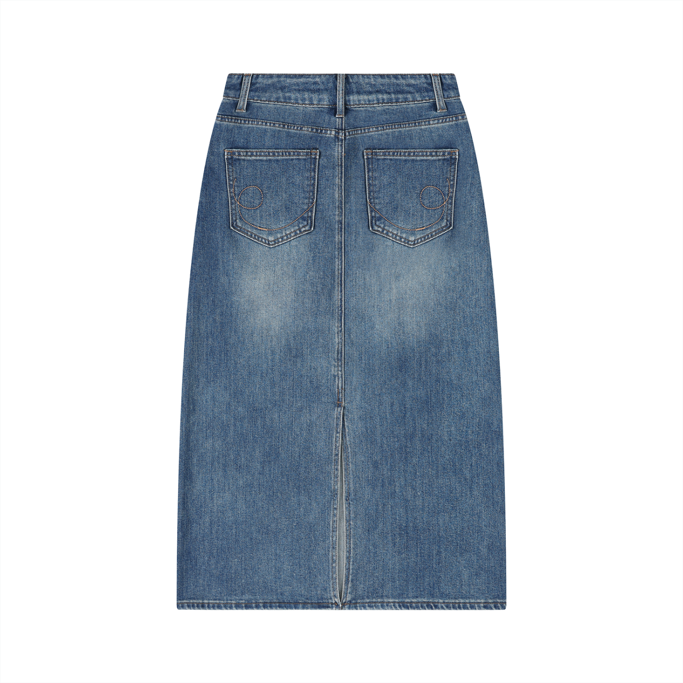 Sweet Route Women’s Vintage Wash Denim Skirt