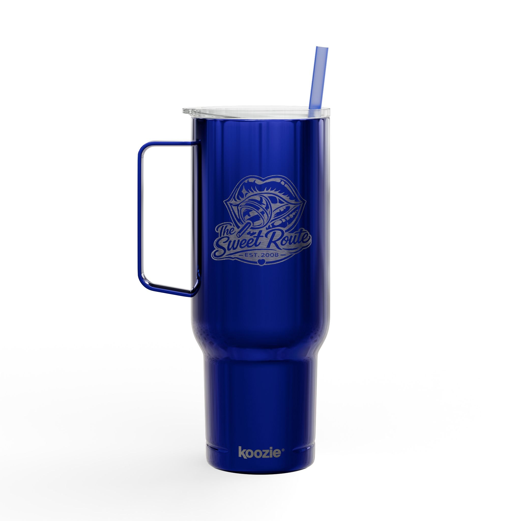 Sweet Route Insulated Tumbler with Lid, 40oz