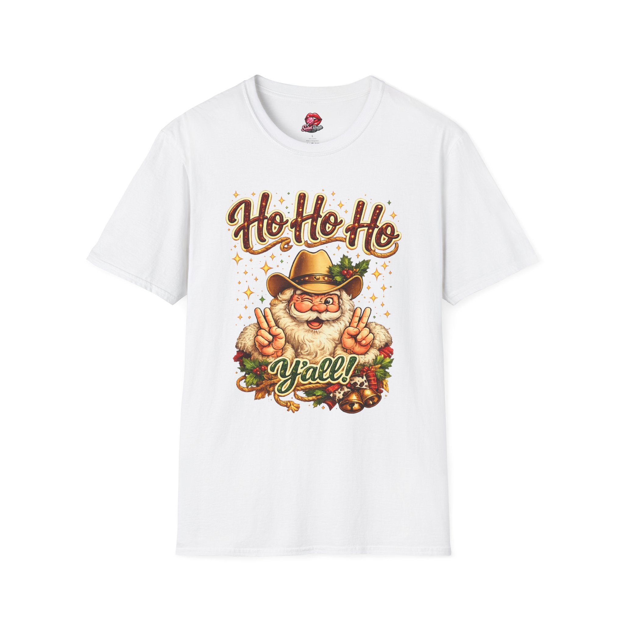 Ho Ho Ho Cowboy Santa T-Shirt