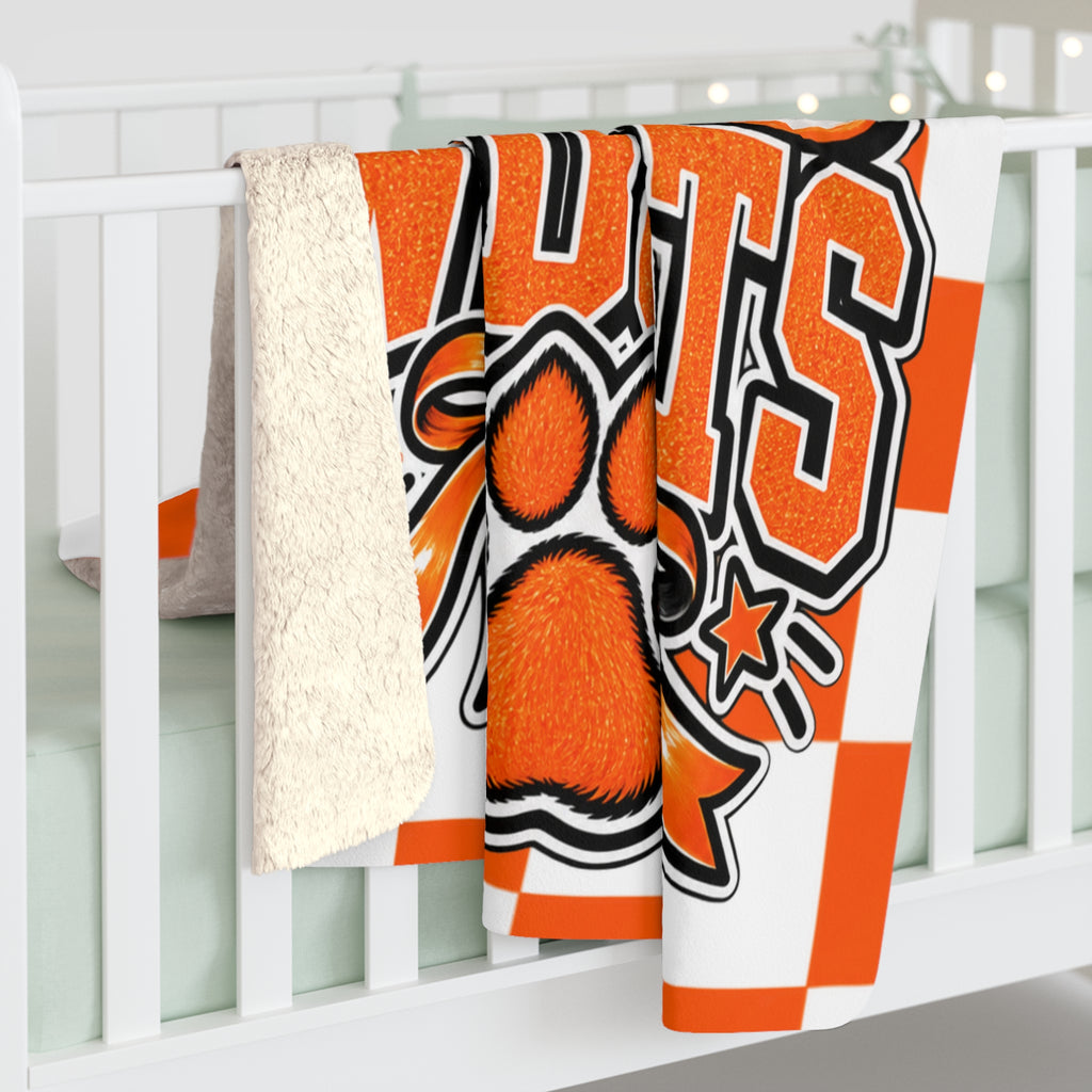 Wink Wildcats Sherpa Blanket