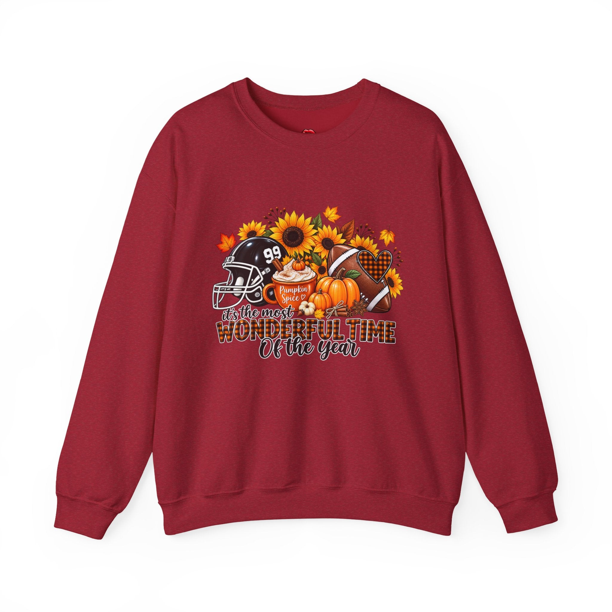 It's the Most Wonderful Time of the Year Pumpkin & Sunflower Fall  Crewneck