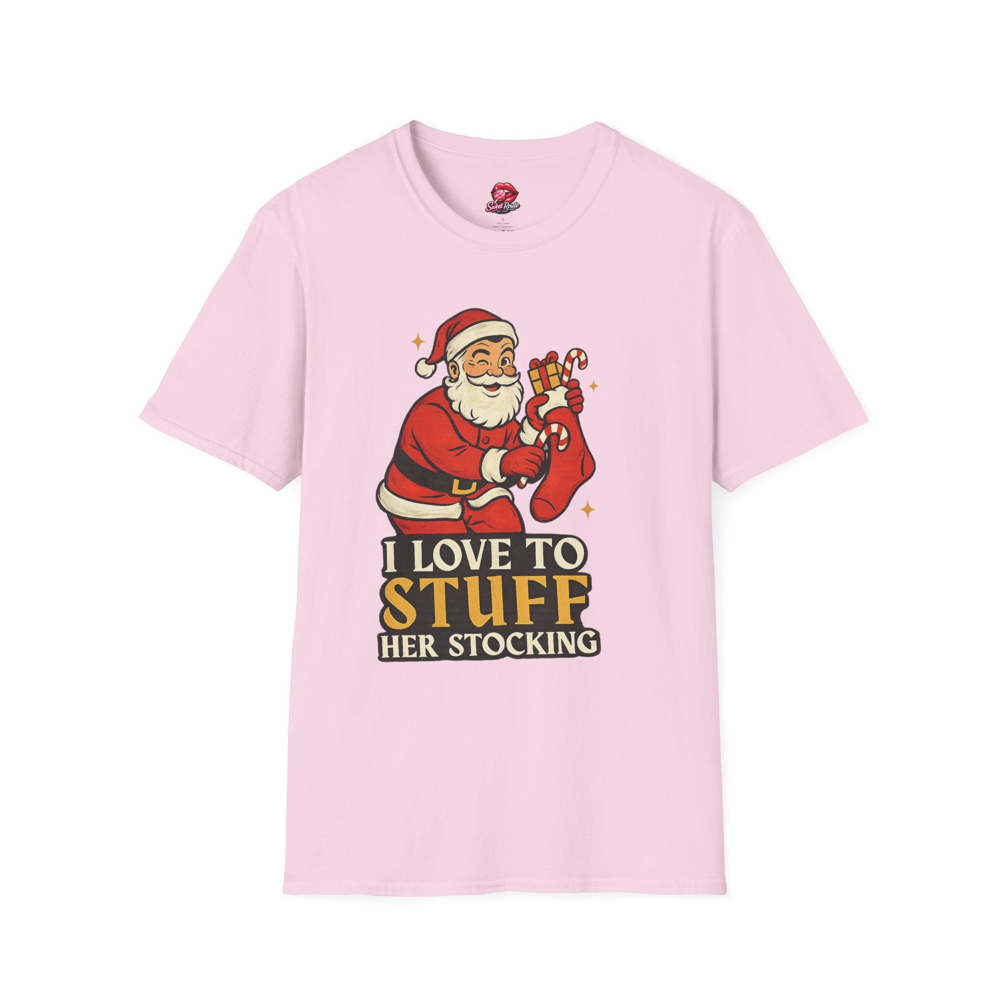 Santa stuffing her stocking T-Shirt