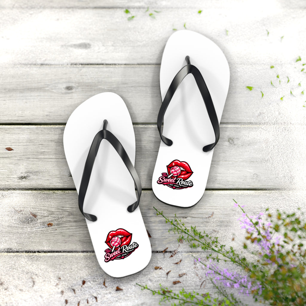 Sweet Route Logo Beach Sandals