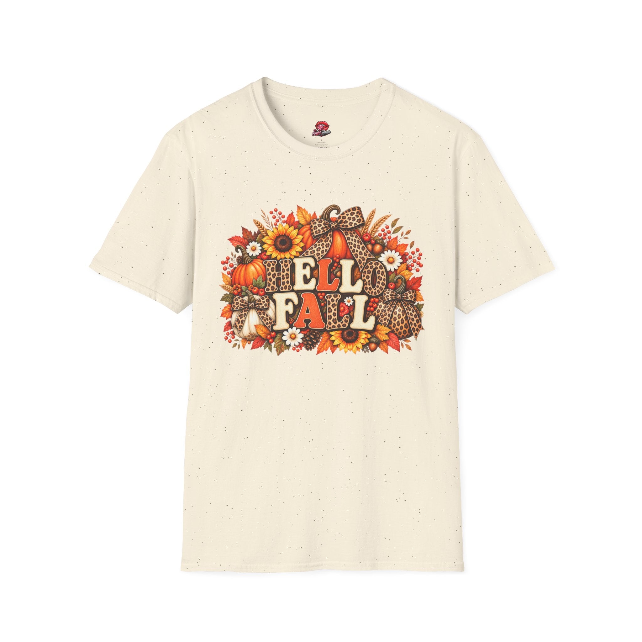Hello Fall Leopard Bow Tee