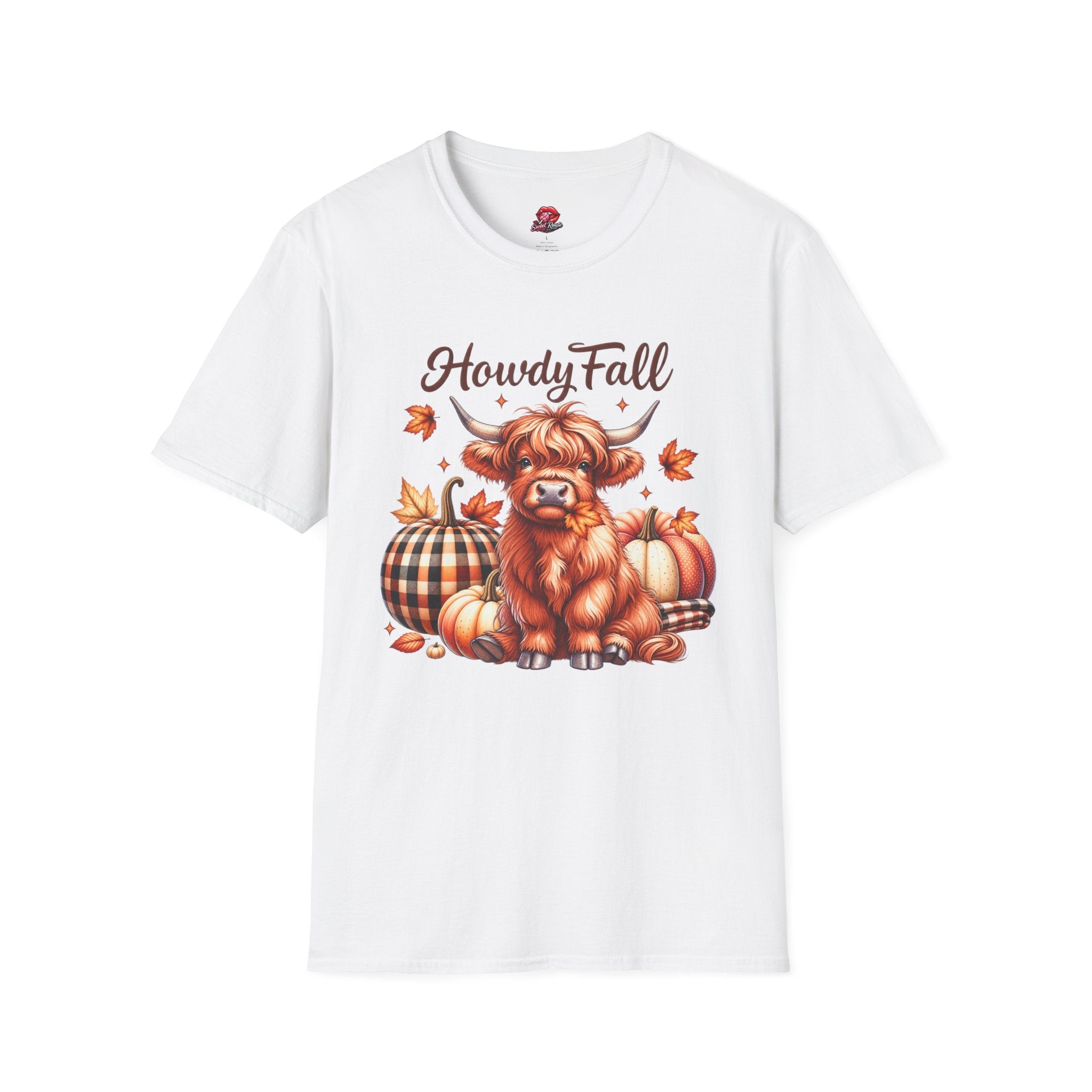 Howdy Fall Highland Cow Tee