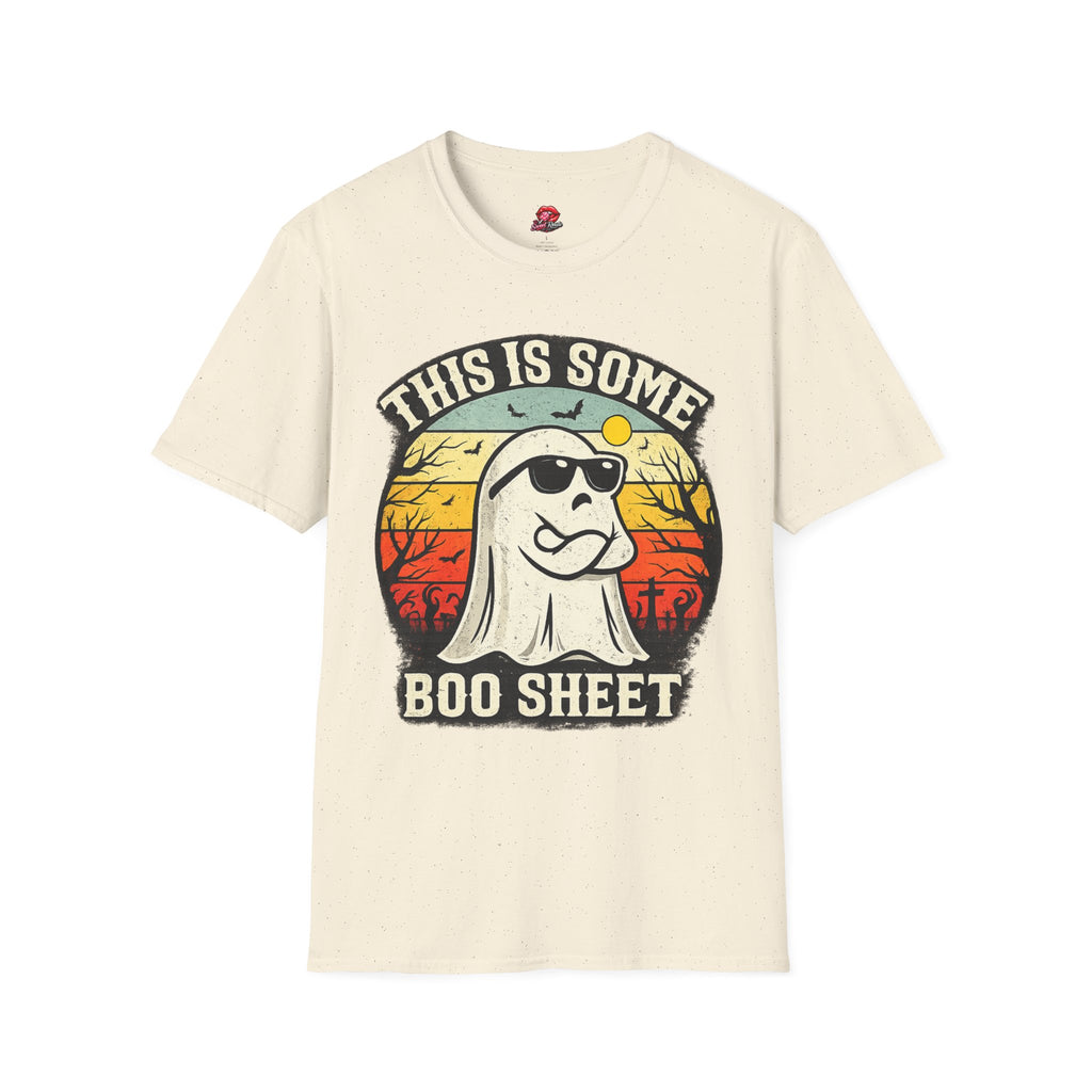 This Is Some Boo Sheet T-Shirt | Funny Retro Ghost Halloween Shirt | Cute Spooky Season Tee | Vintage Halloween Graphic Tee | Fall Ghost Gift