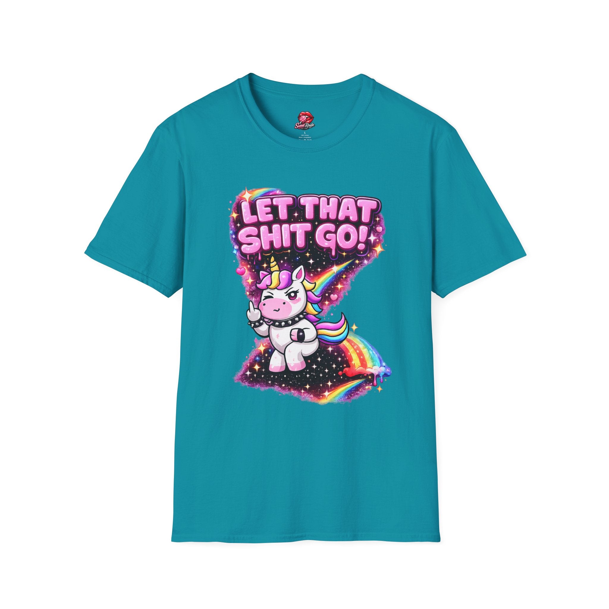 Let That Sh!t Go unicorn T-Shirt