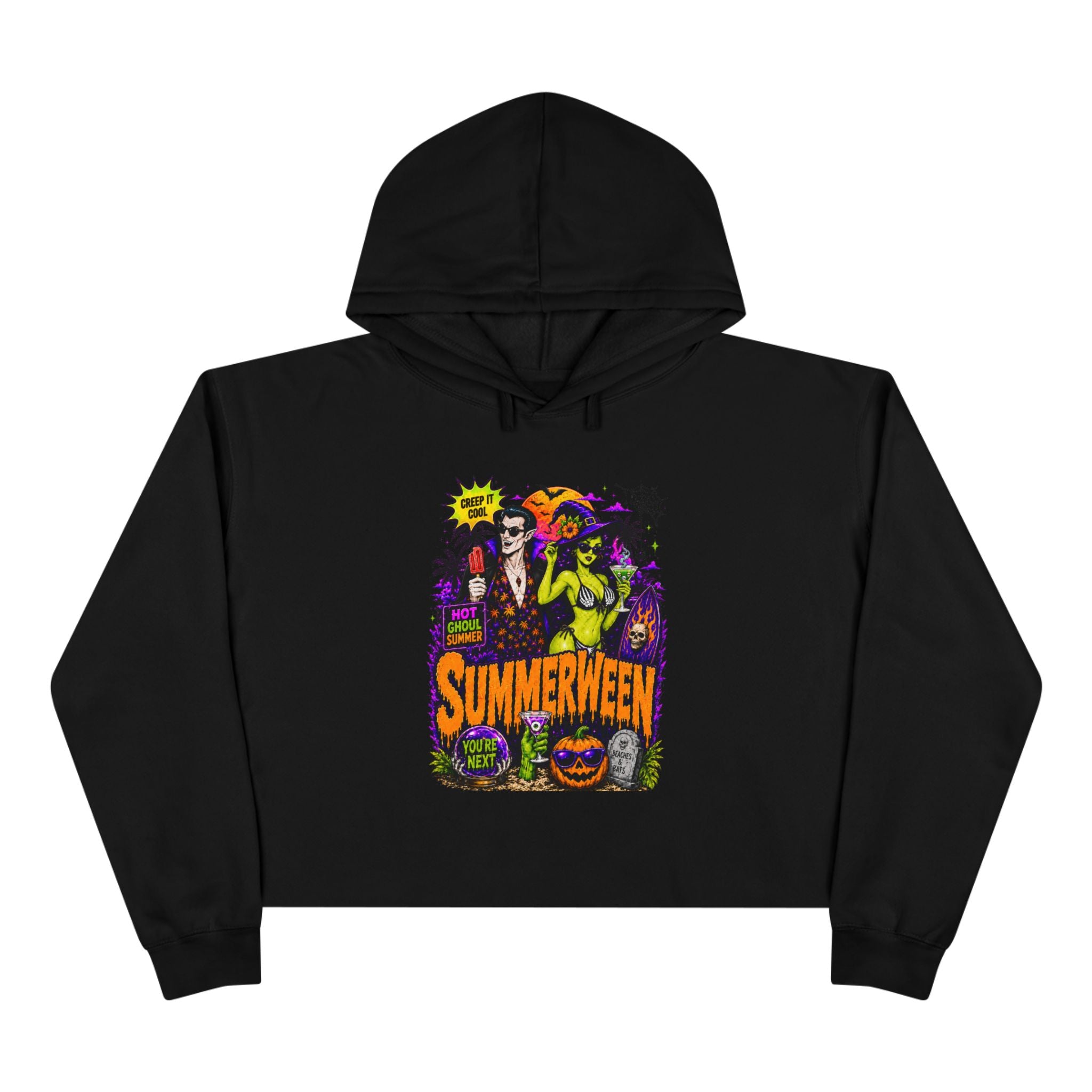Summerween Crop Hoodie