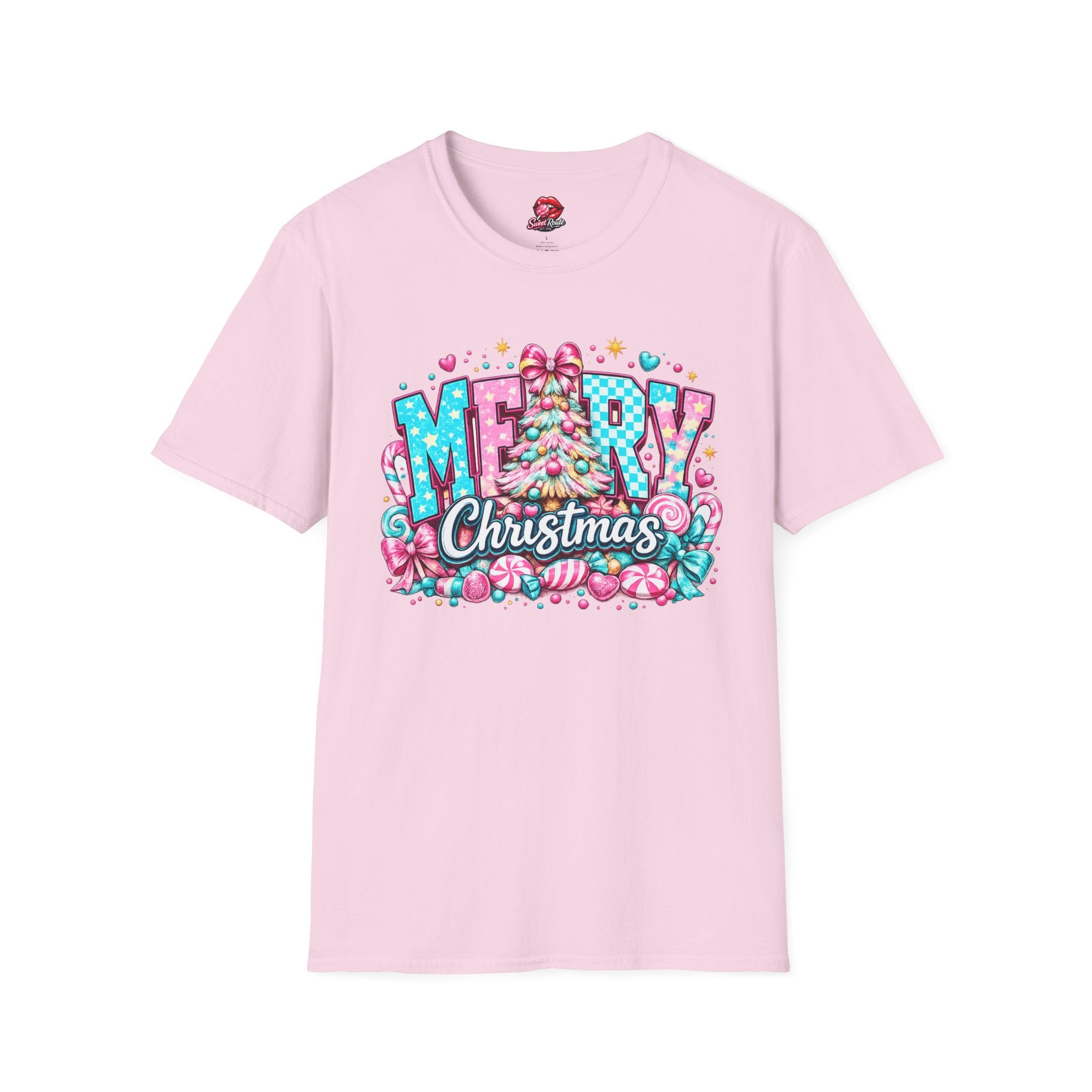 Merry Christmas candy tree T-Shirt