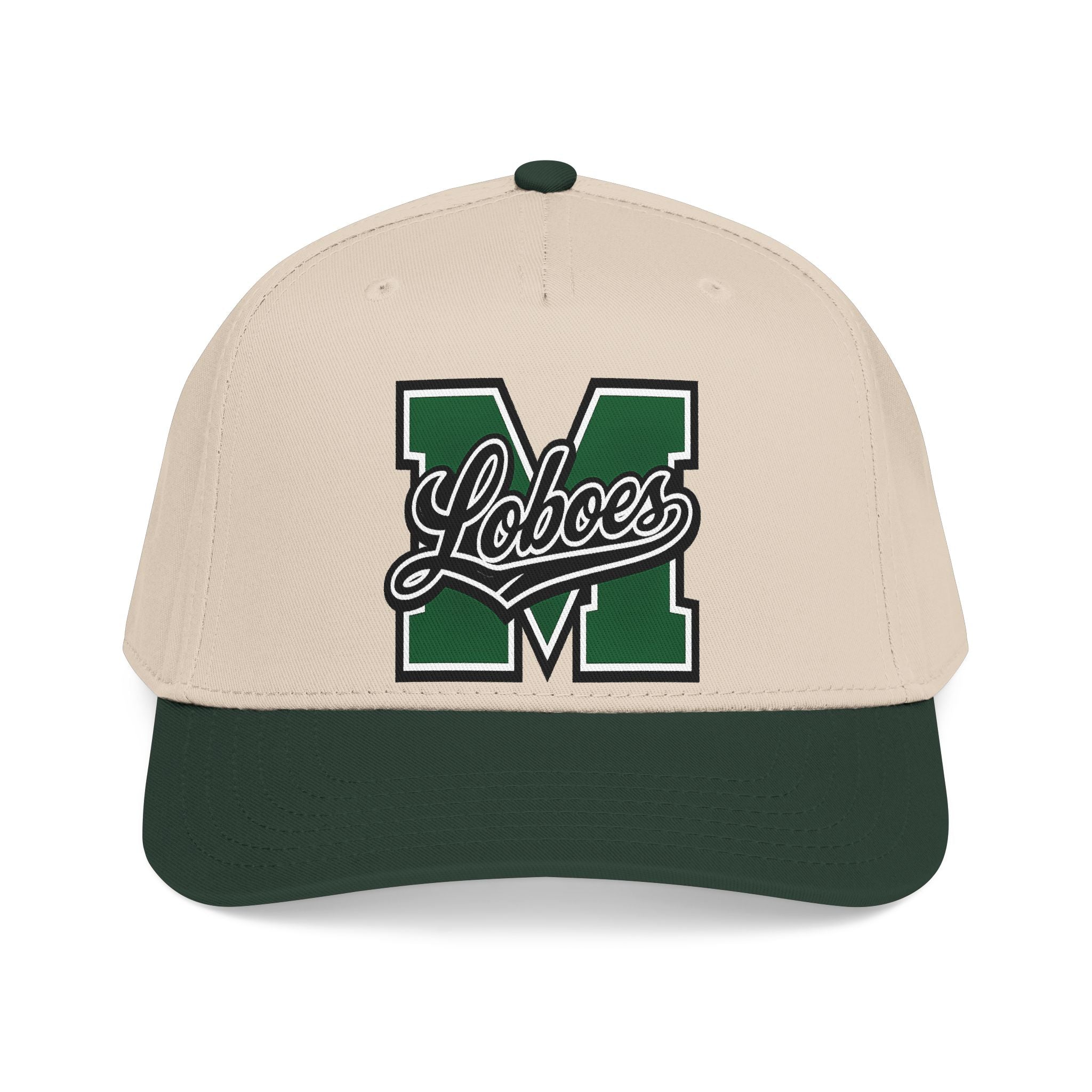 Green Varsity M Loboes Hat