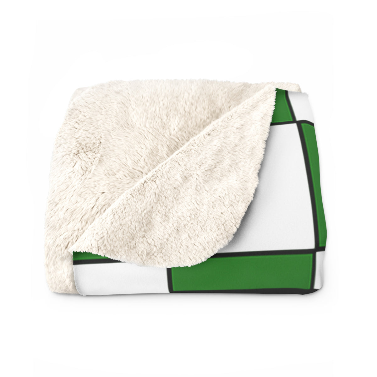 Green Checkerboard Senior Stadium Blanket