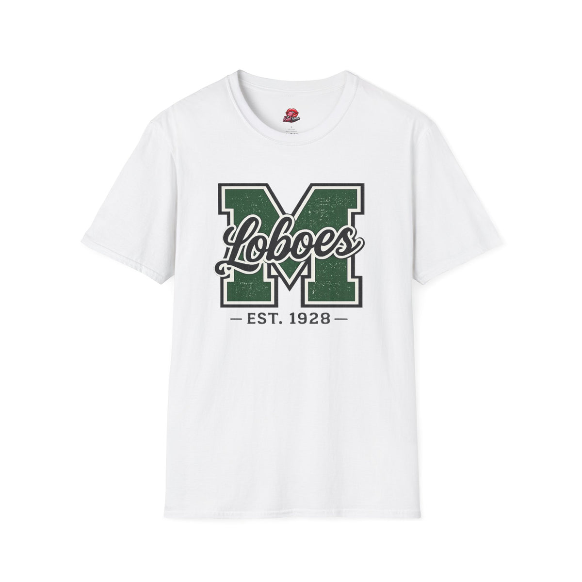 Loboes M Vintage Letterman T‑Shirt