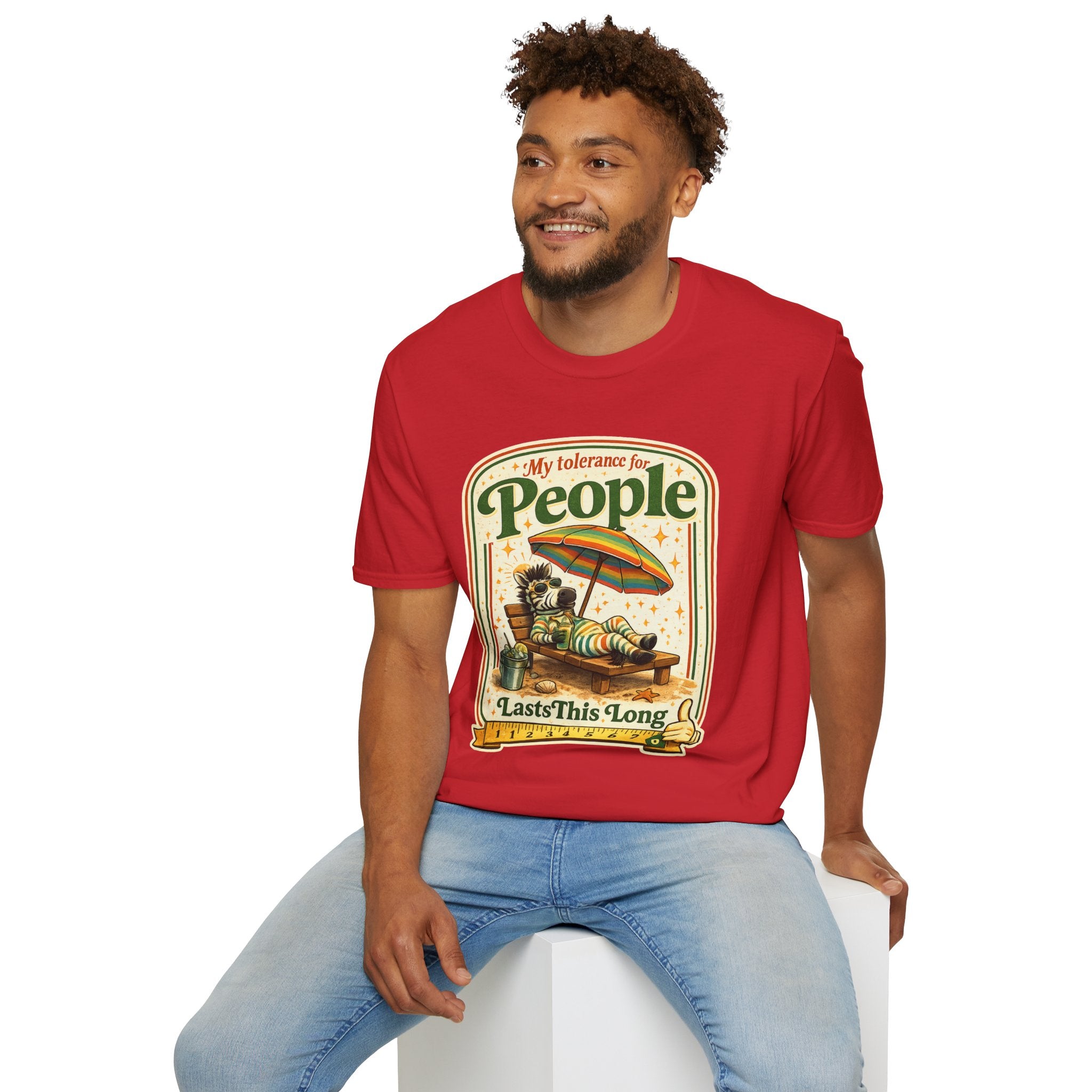 My Tolerance for People Lasts This Long Beach Vacation T-Shirt
