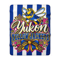 Yukon Yellowjackets Sherpa Fleece Blanket