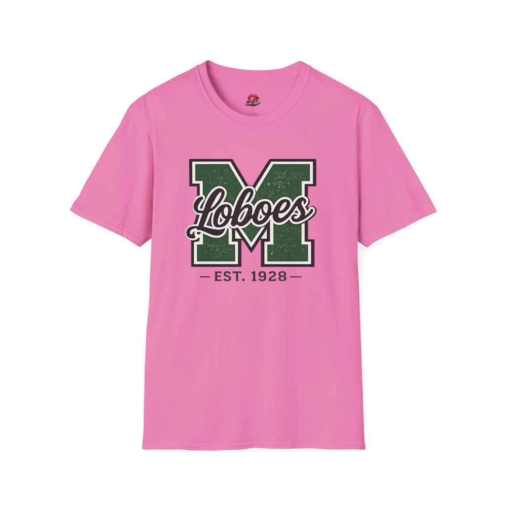 Loboes M Vintage Letterman T‑Shirt