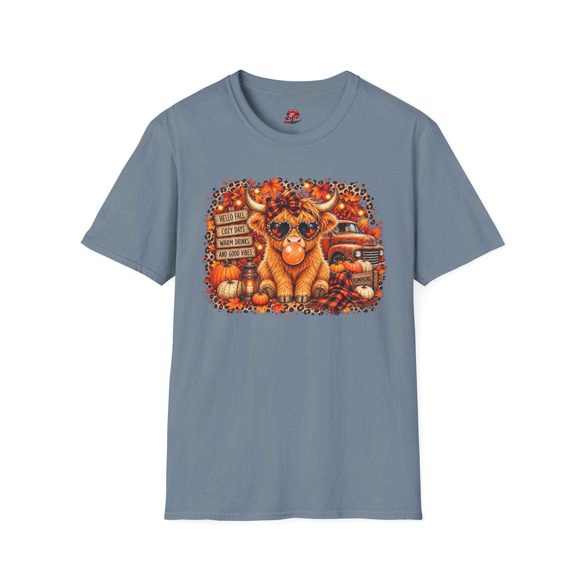 Hello Fall, Cozy Days, Warm Drinks Autumn Tee