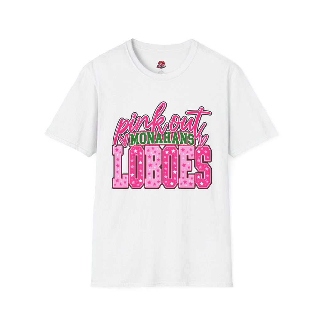 Pink Out Monahans Loboes T-Shirt