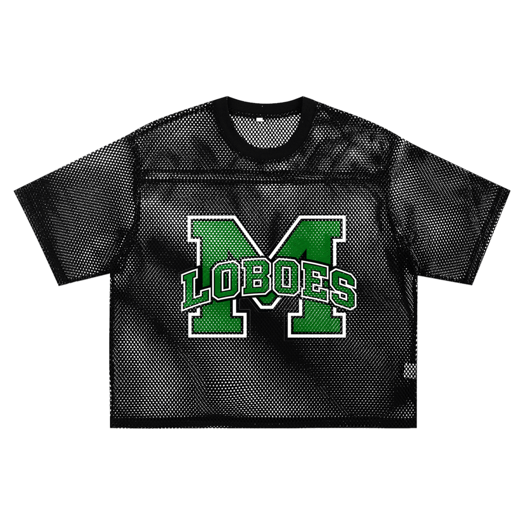 Monahans Loboes See-through Boxy Net T-Shirt