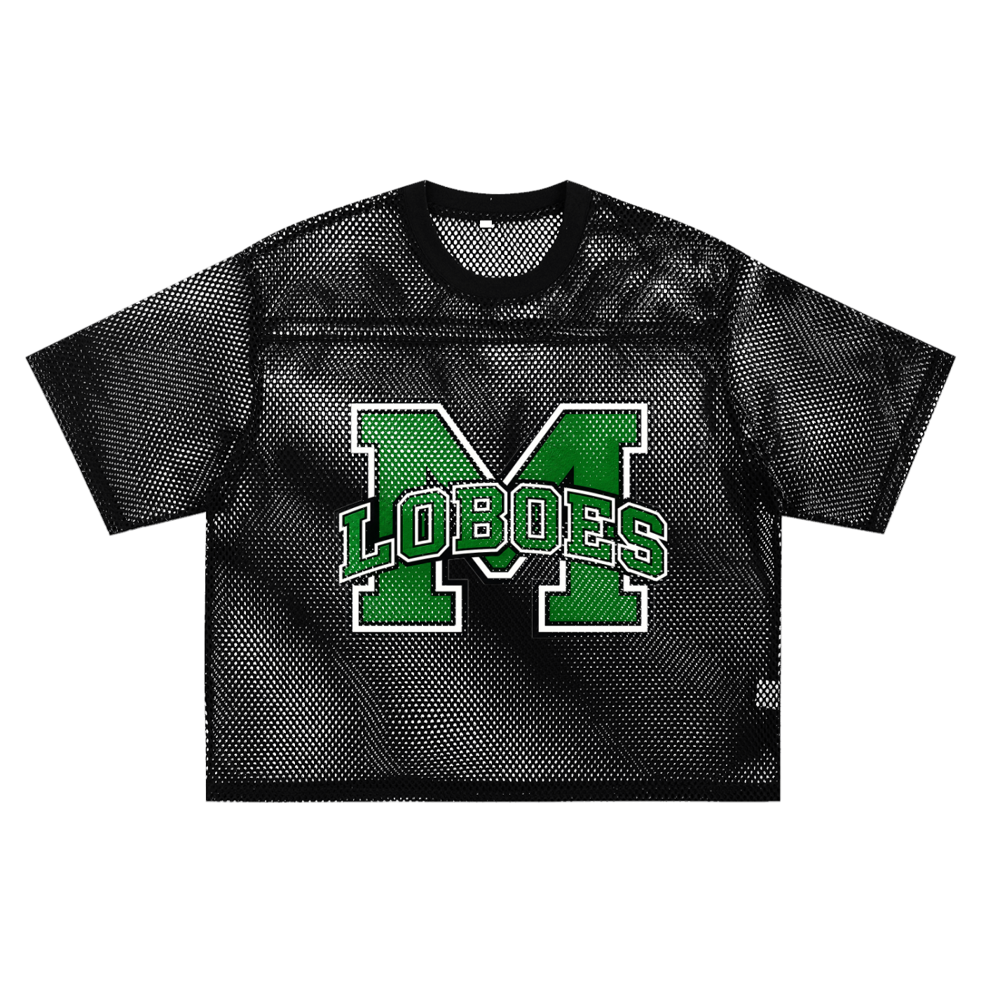 Monahans Loboes See-through Boxy Net T-Shirt