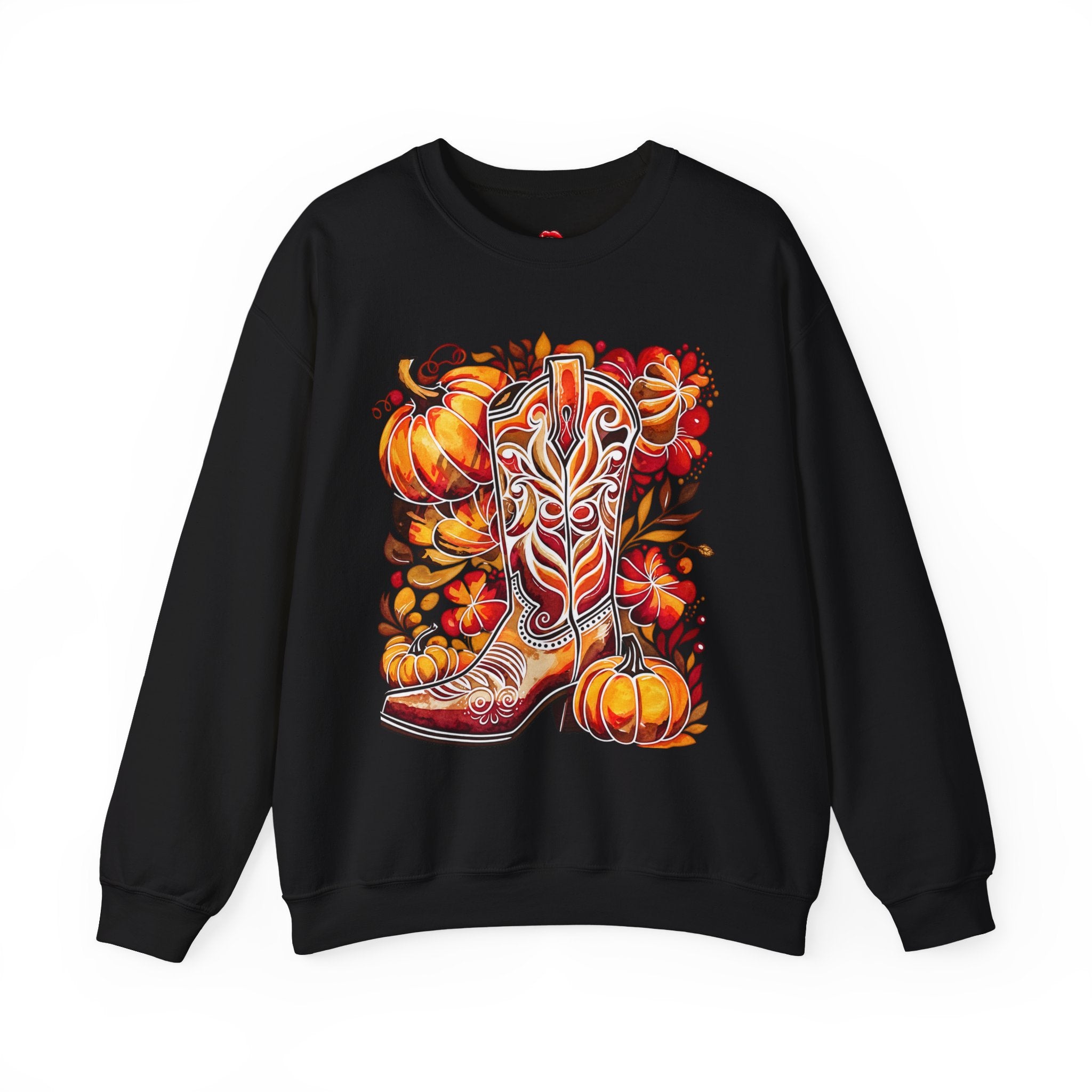 Autumn Cowboy Boot Sweatshirt