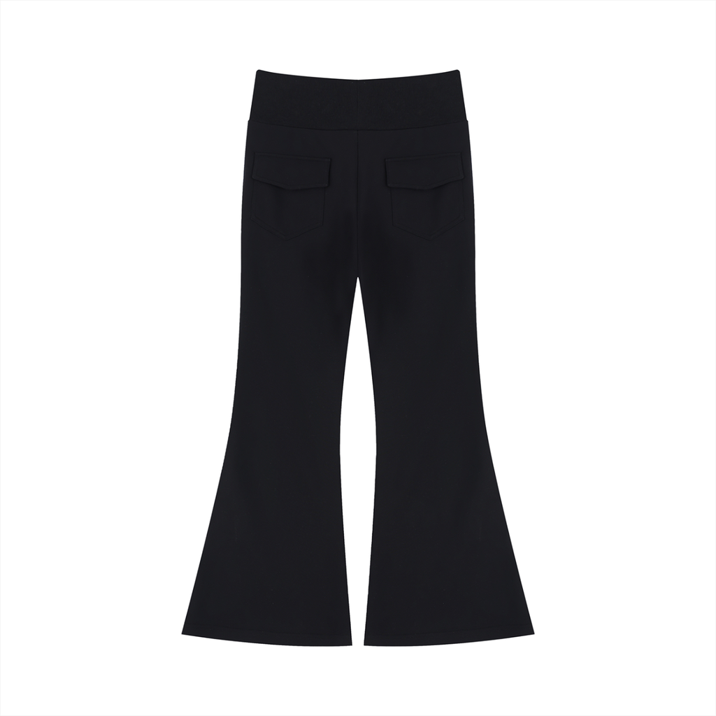 Sweet Route Women's Drawstring Flared Leg Pants