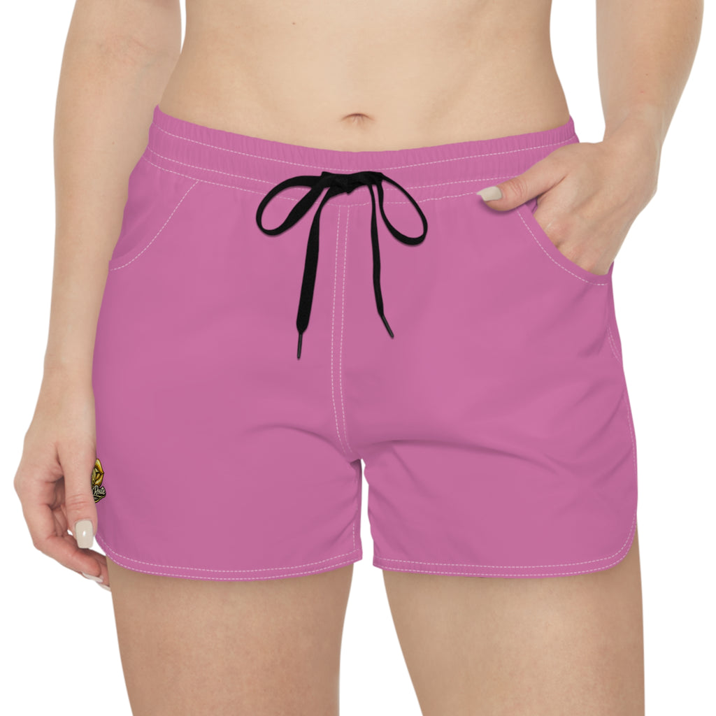 Sweet Route Pink Casual Women's Shorts