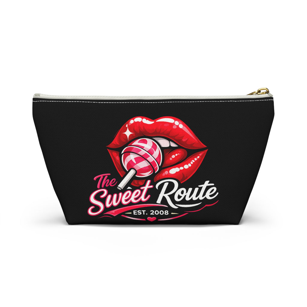 Sweet Route Logo Black Accessory Pouch