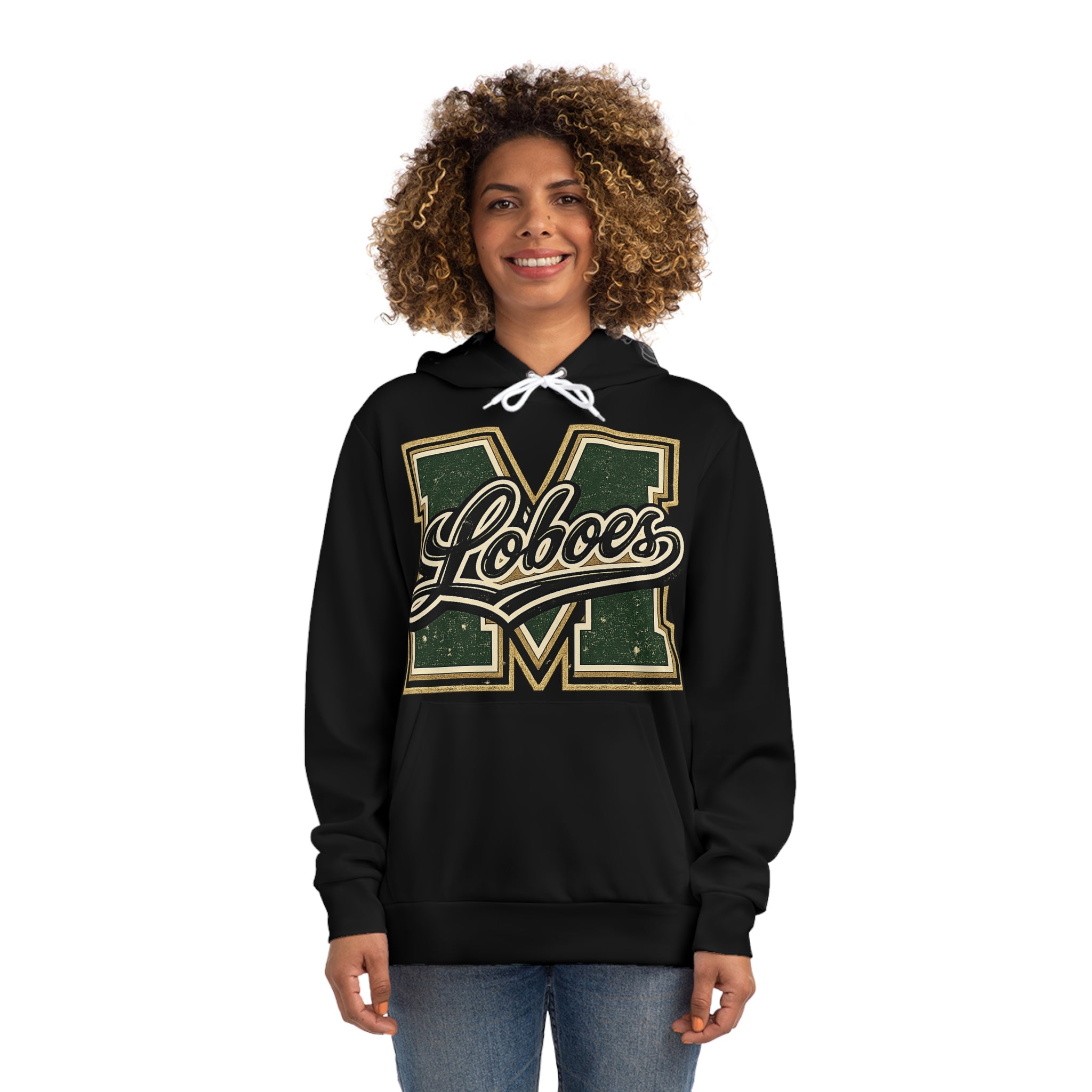 Loboes Vintage Letterman Hoodie