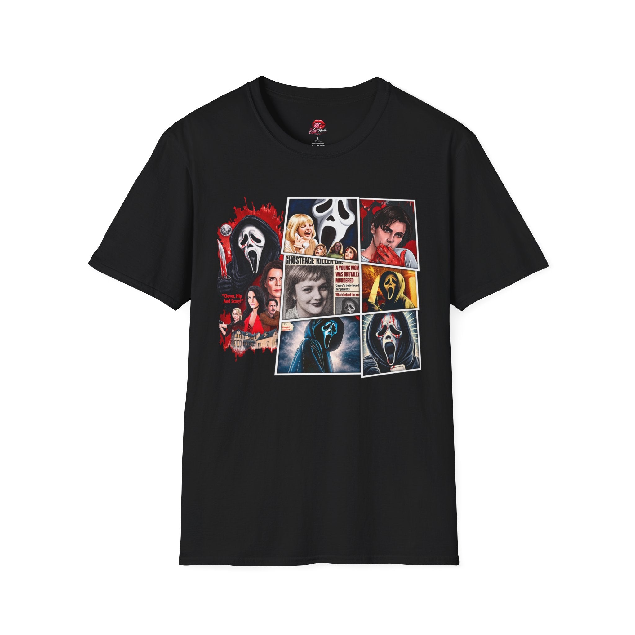 Horror Movie Collage T-Shirt
