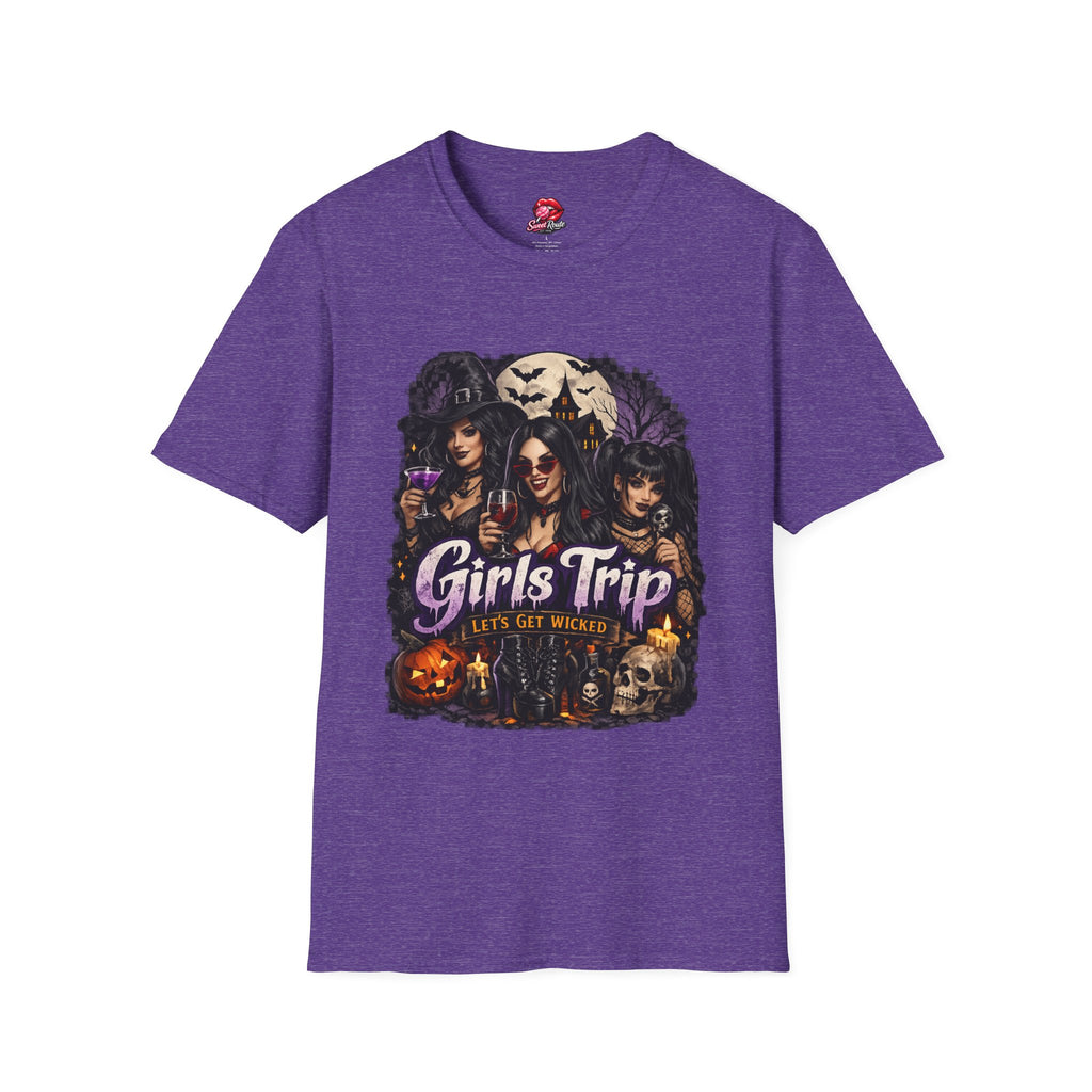 Girls Trip Witch Ladies Halloween T-Shirt | Funny Witch Squad Tee | Halloween Best Friends Shirt | Spooky Girls Weekend | Witchy Graphic Tee