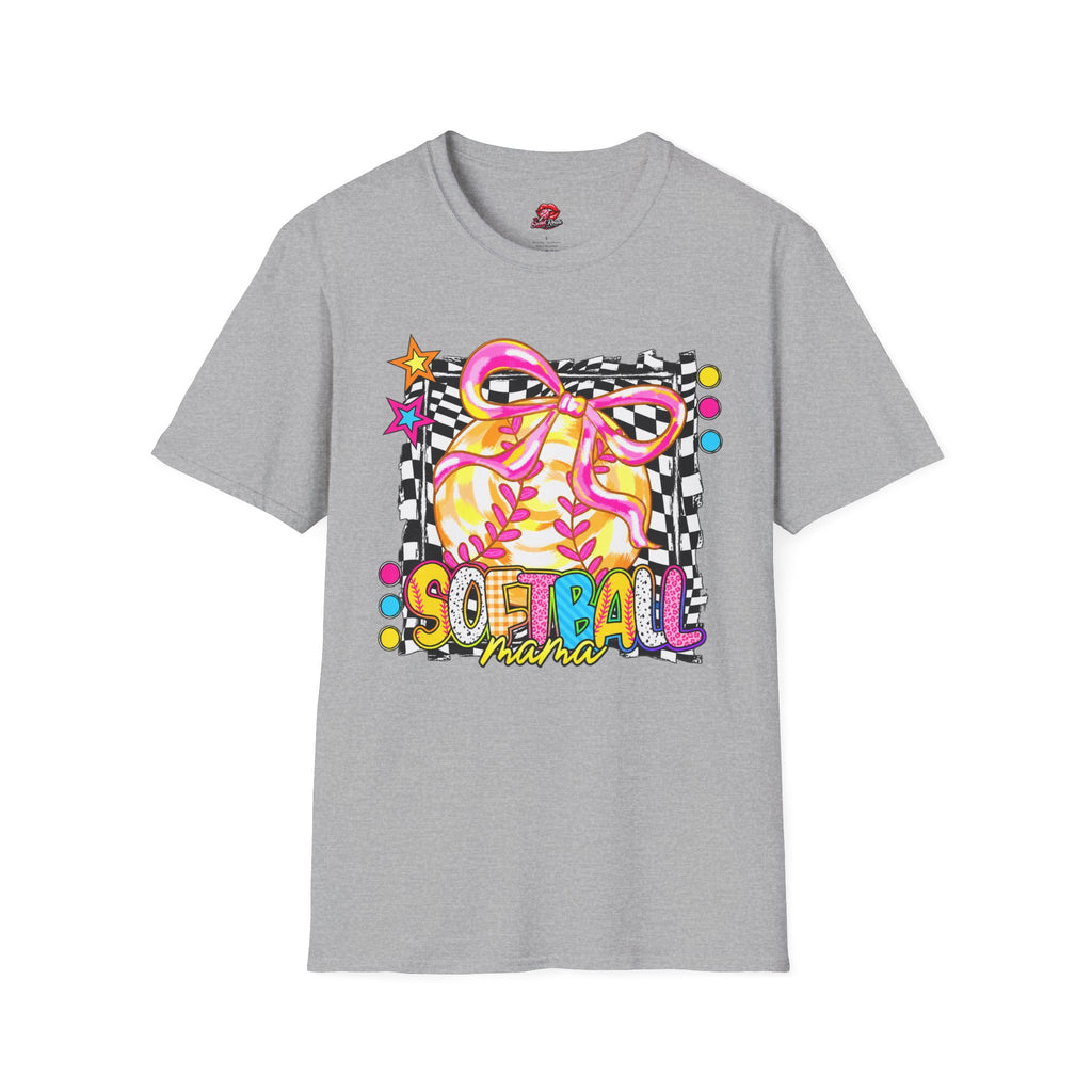 Softball Mama Bow T-Shirt