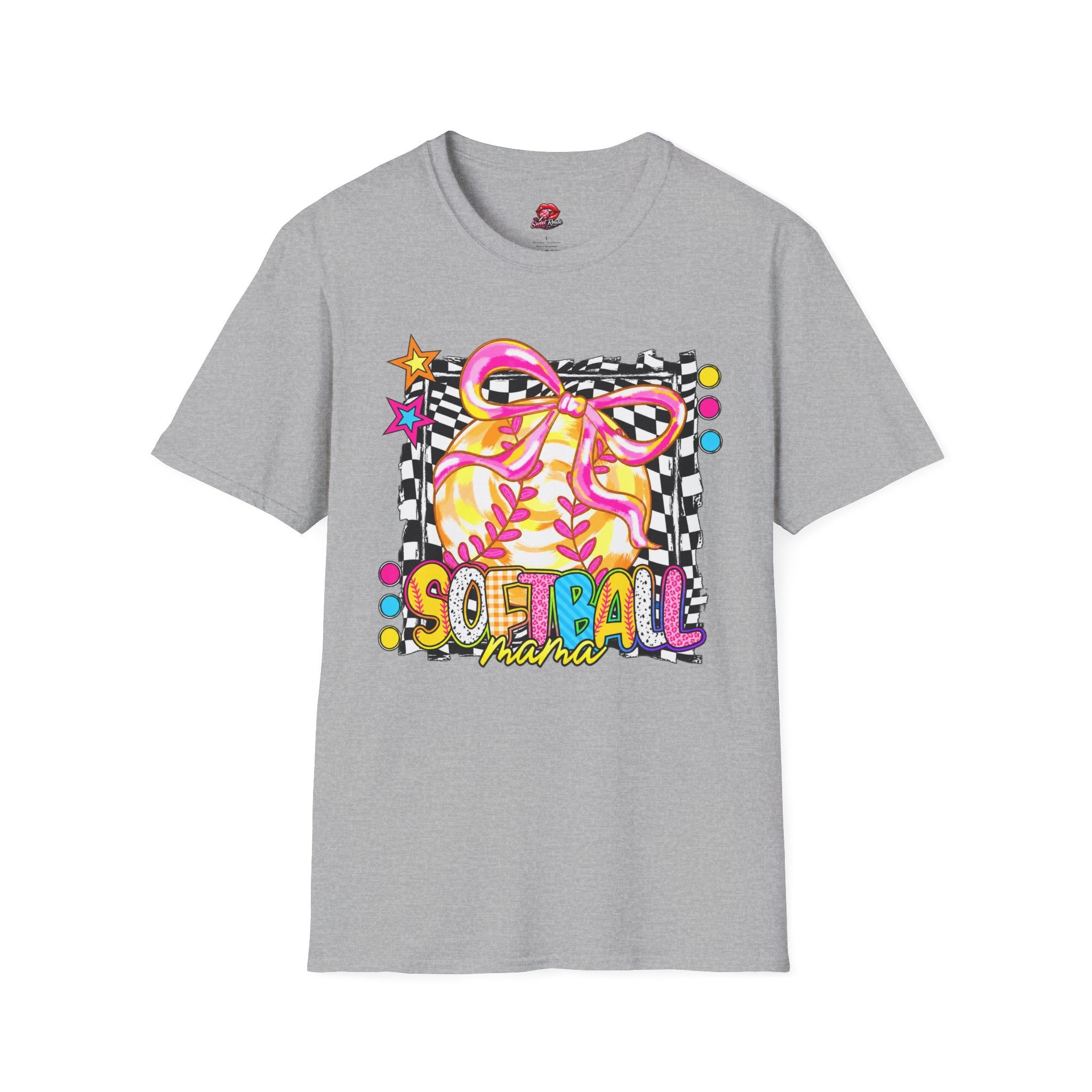 Softball Mama Bow T-Shirt
