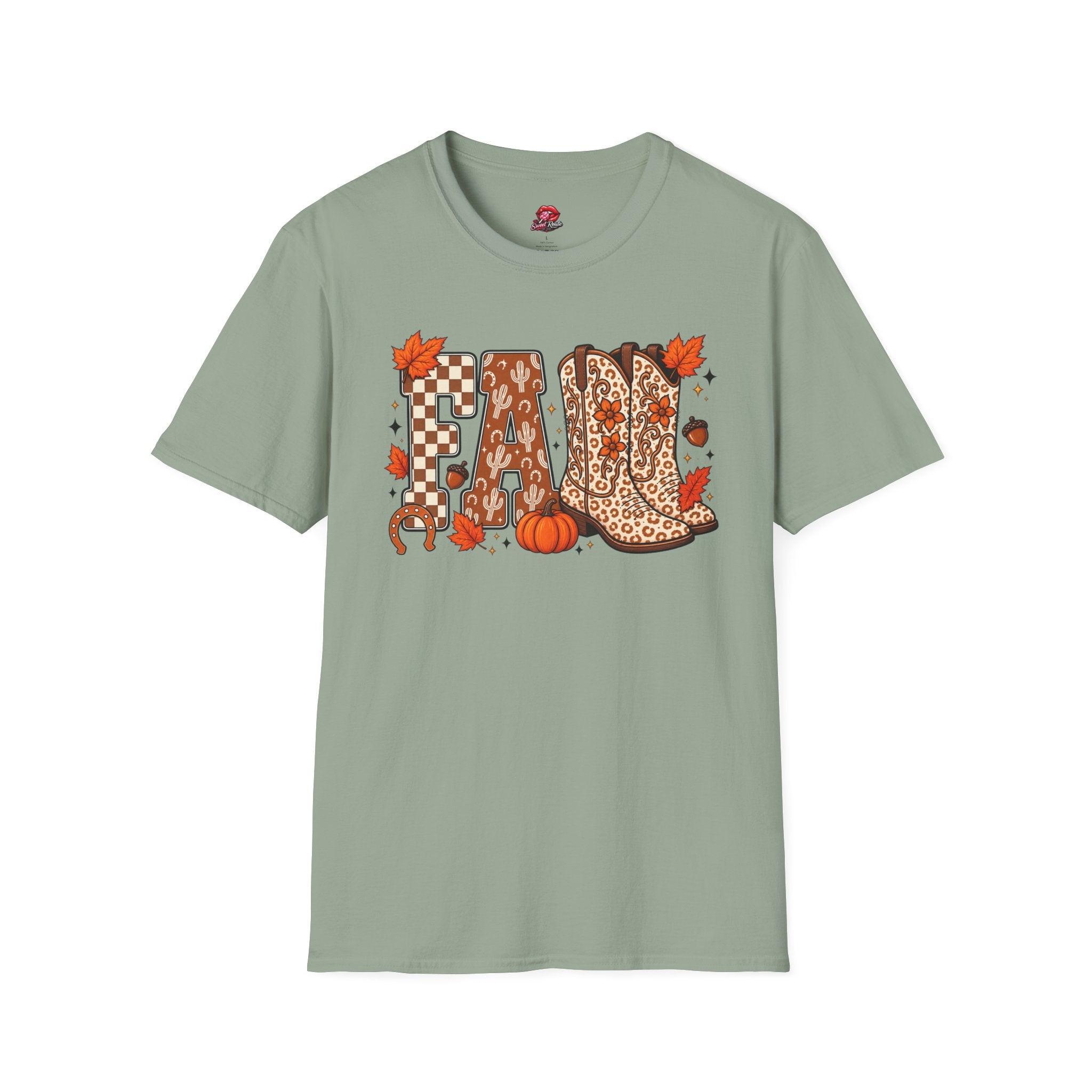 Pumpkin, Boots Fall Tee