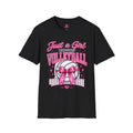 Just Girl Who Loves Volleyball Tee