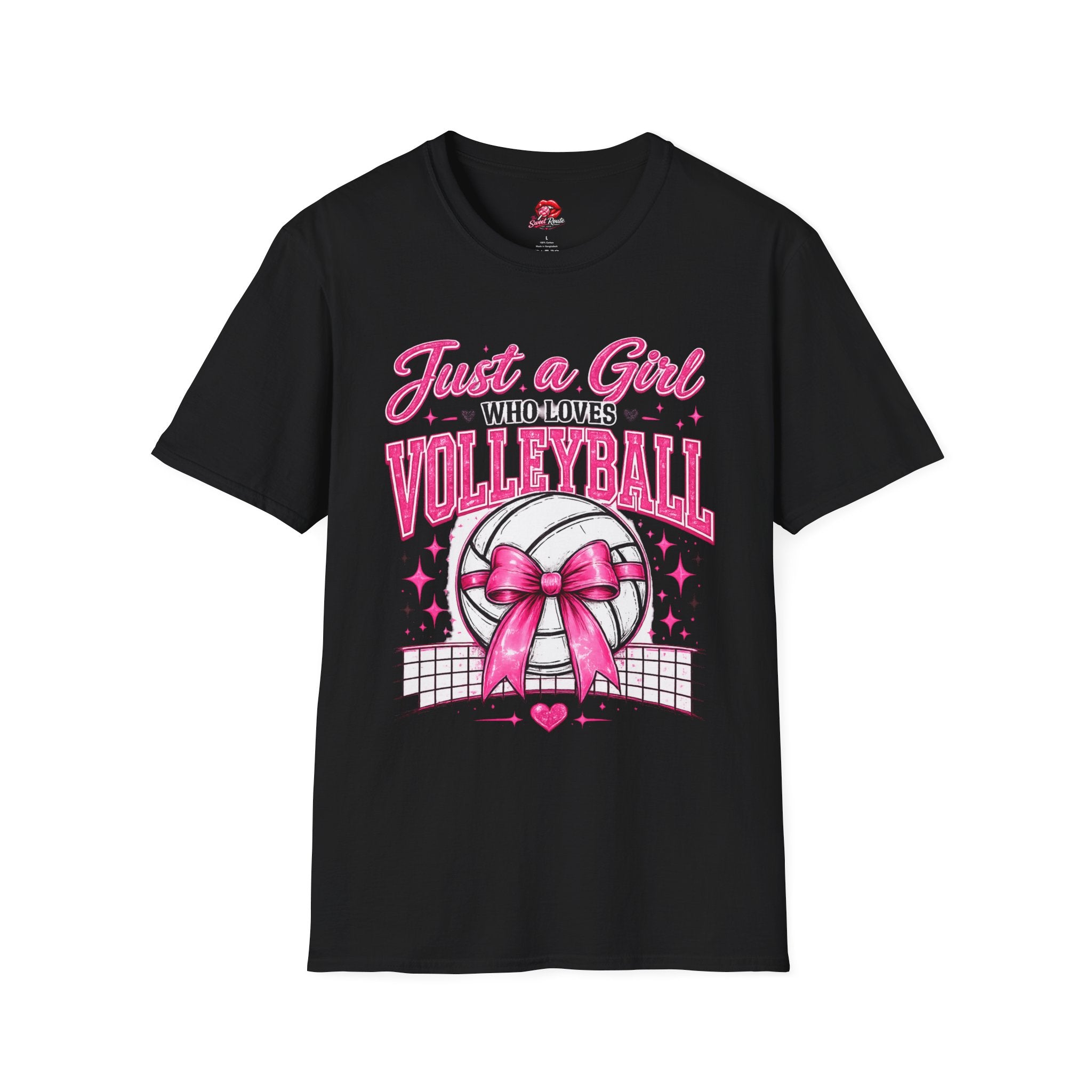 Just Girl Who Loves Volleyball Tee